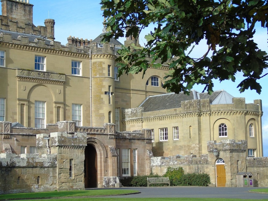 The Eisenhower at Culzean Castle, featuring impressive architecture set against a lush green lawn.